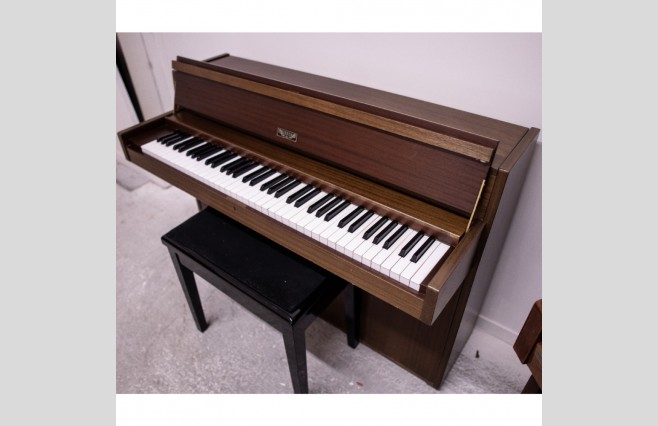 Used Eavestaff Mahogany Compact Upright Piano Trade Price Bargain (SN:06055) - Image 5